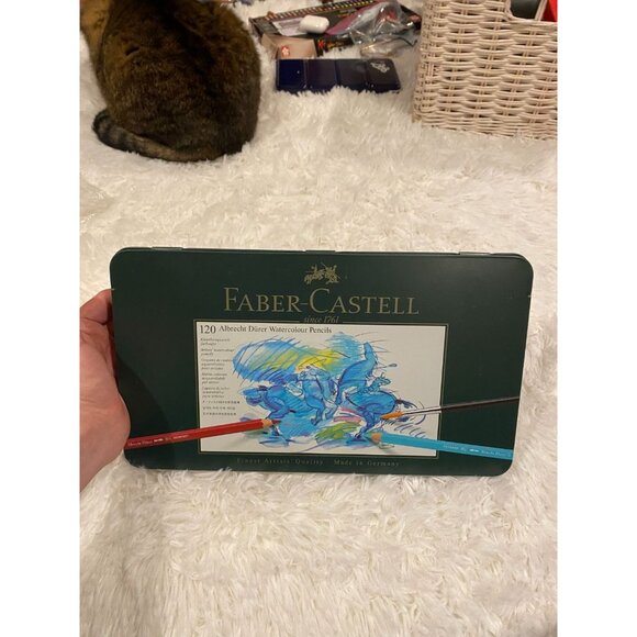 Faber Castell Albrecht Durer Watercolor Pencils 120 Colors Fine Artists Grade - Picture 6 of 7